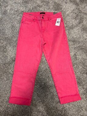 NWT KUT Bright Pink Straight Leg Jeans